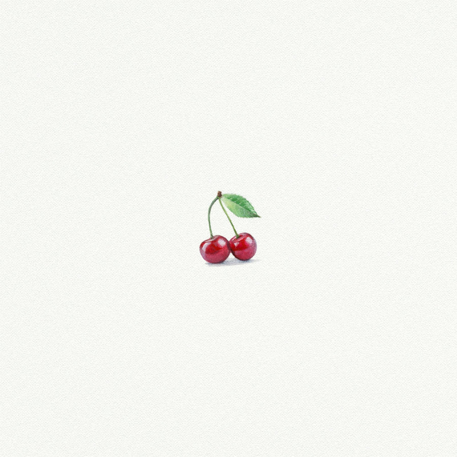 Cherries Miniature Watercolor Print