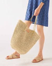 Sun Chaser Straw Tote - Natural
