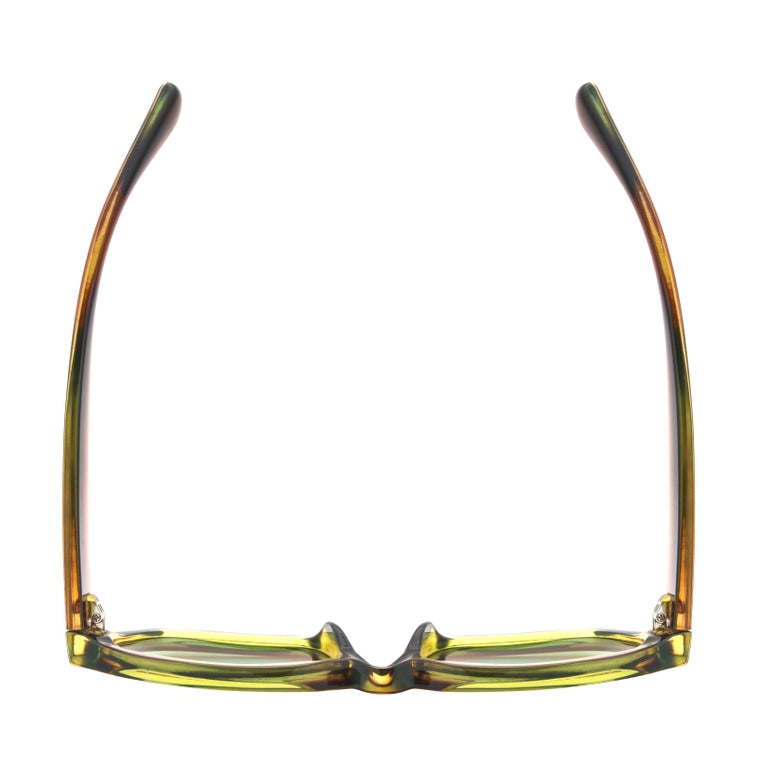 Brown & Green MONA Blue Lense Glasses