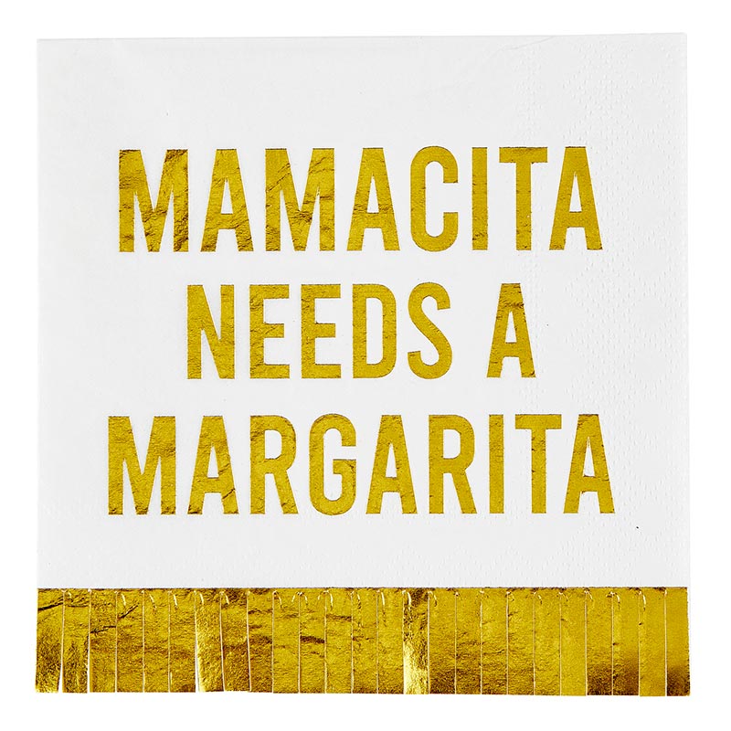 Cocktail Napkin - Mamacita Needs a Margarita