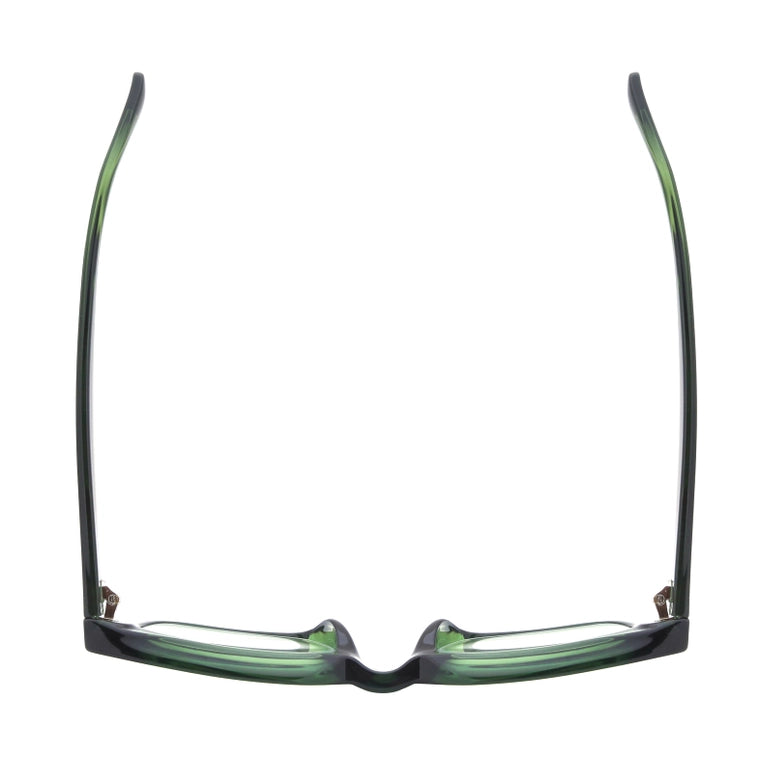 Transparent Green Sophie Blue Light Glasses