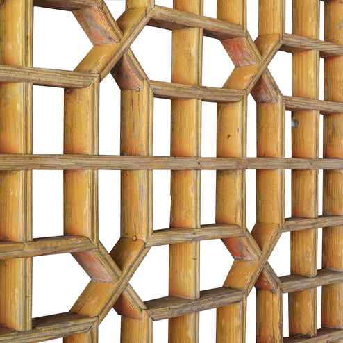 Vintage Lattice Window Screen.