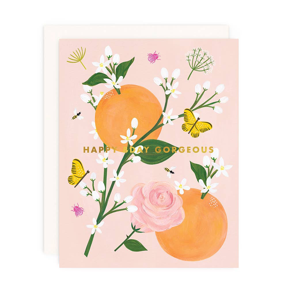 Birthday Blossoms Greeting Card