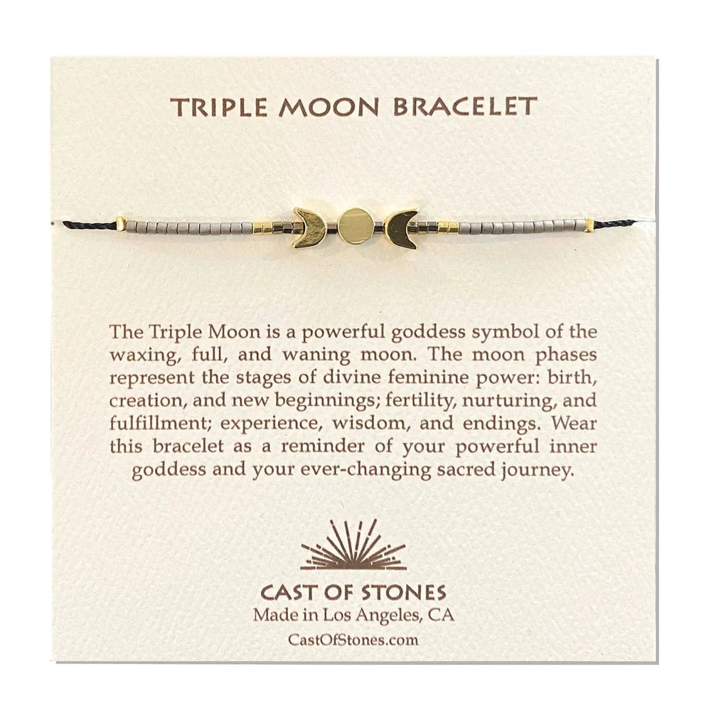 Triple Moon Bracelet