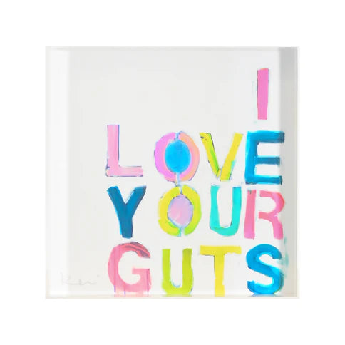 I Love Your Guts Block of Love