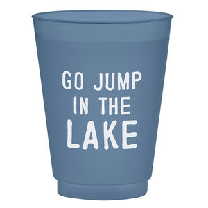 Go Jump In The Lake Frosted Cups
