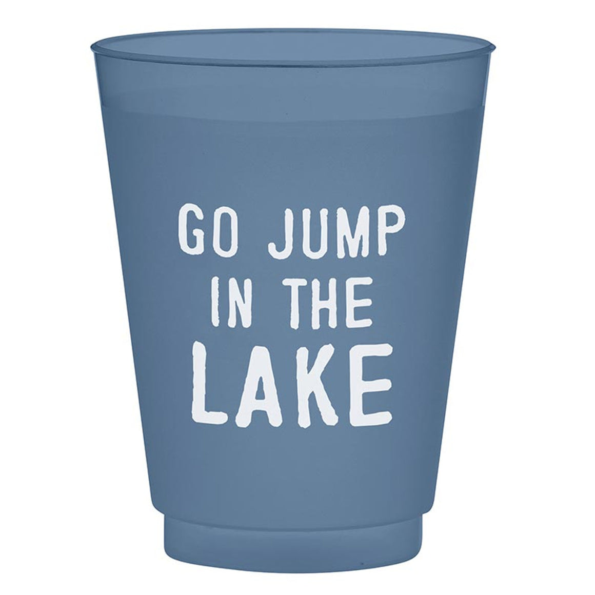 Go Jump In The Lake Frosted Cups