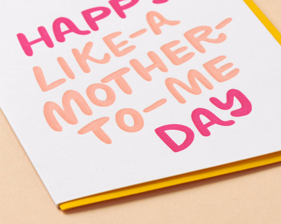 Like a Mother To Me Mother's Day Card