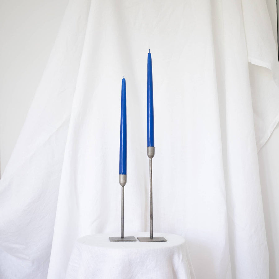 Majorelle Blue Taper Candles