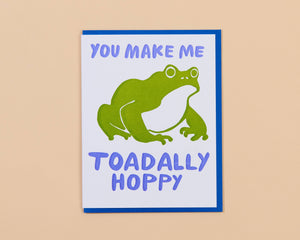 Toadally Hoppy Card
