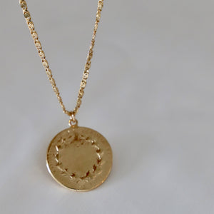 Vintage French Coin Necklace