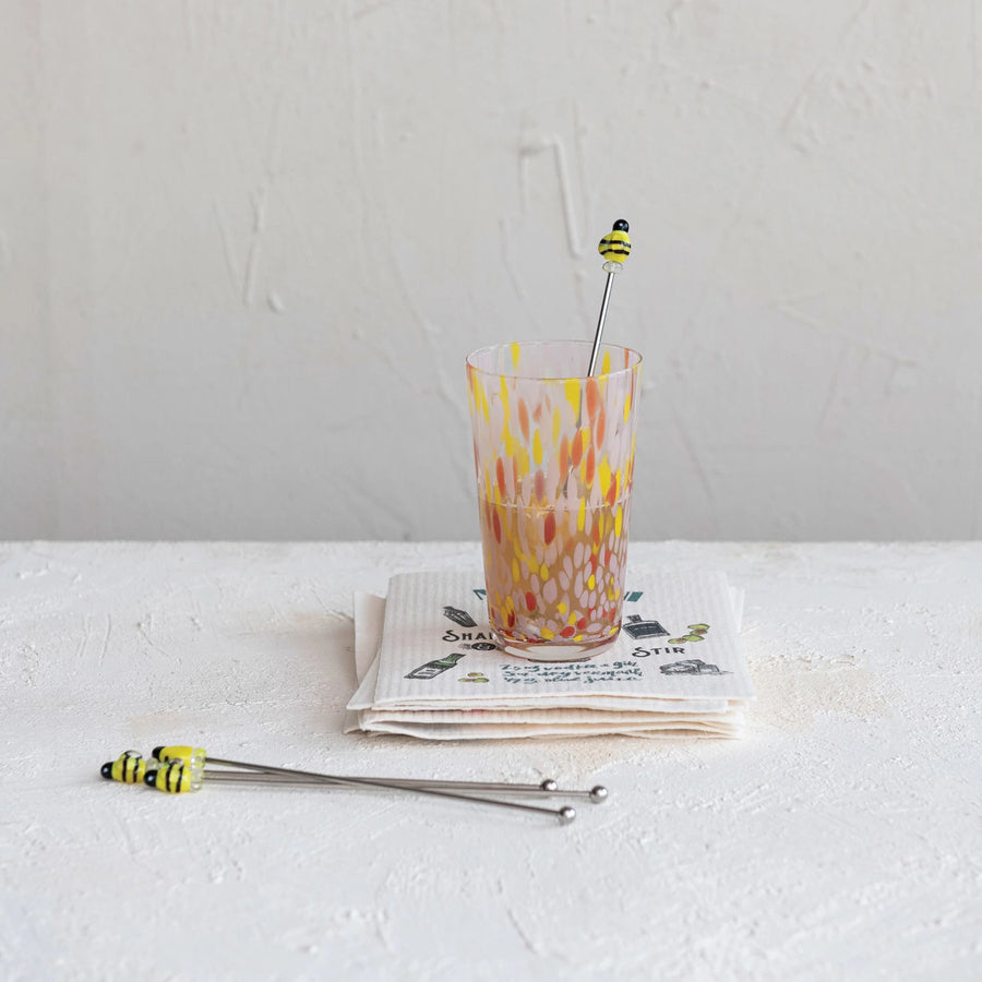 Bee Cocktail Stirrers S/4