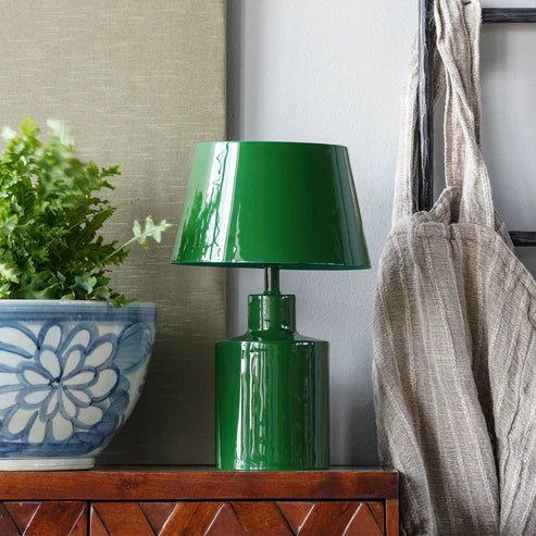 Emerald Table Lamp - Box Turtle