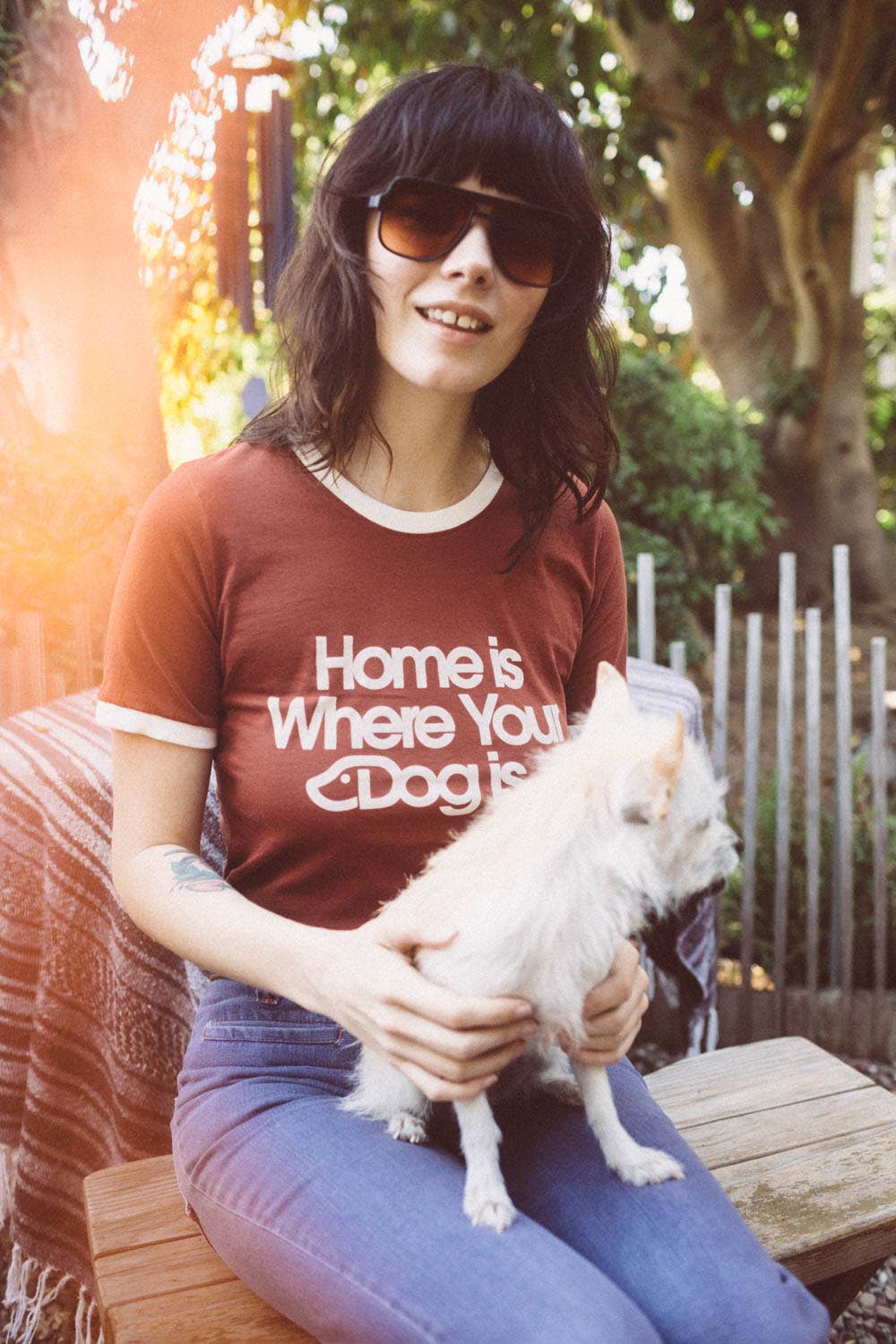 Home is Where Your Dog is Graphic T-shirt - Box Turtle