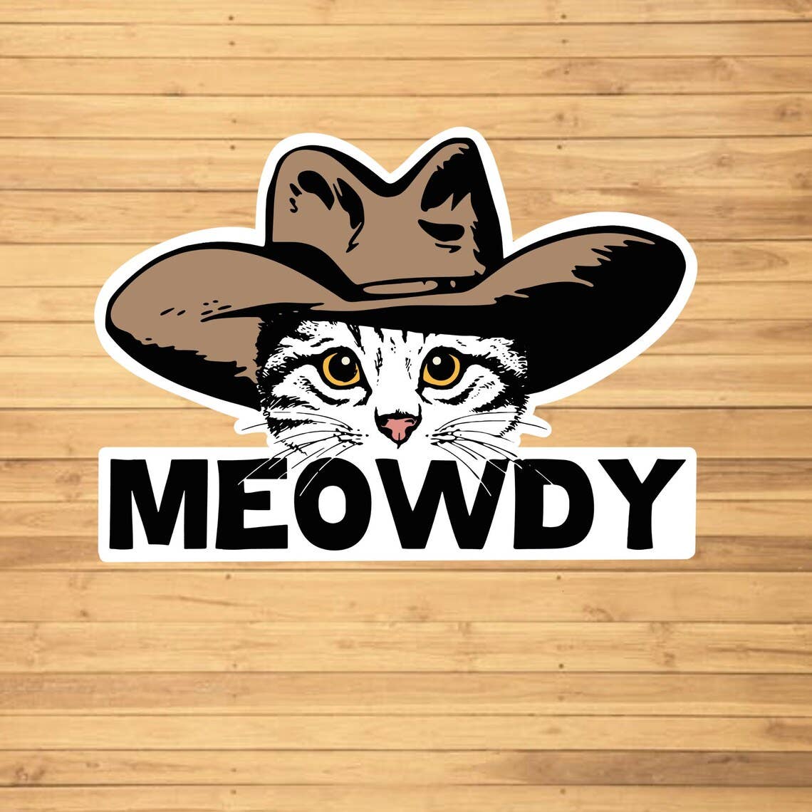 Meowdy Sticker - Box Turtle