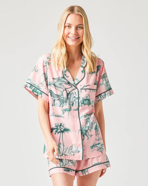 Safari Toile Pajama Set