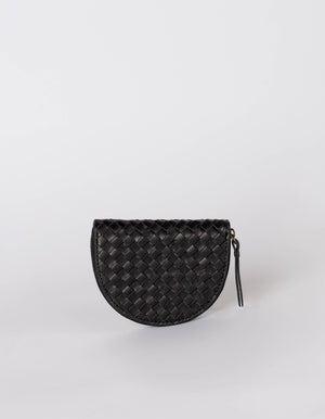 Laura Woven Leather Clutch