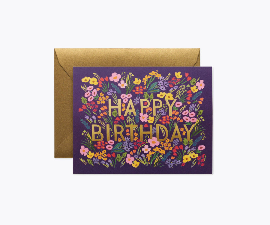 Lea Floral Birthday Card