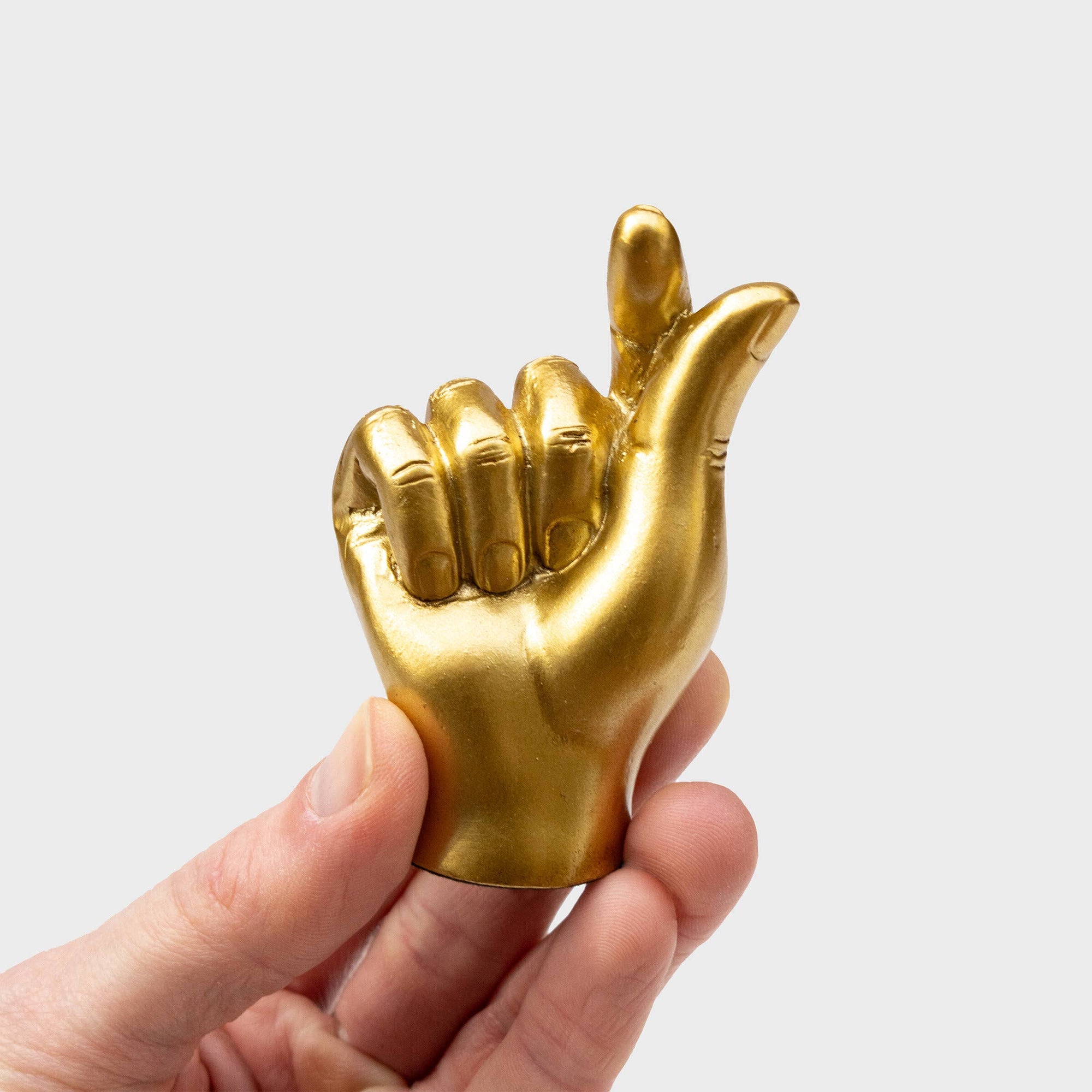 Love You Golden Fingers Mini Statue