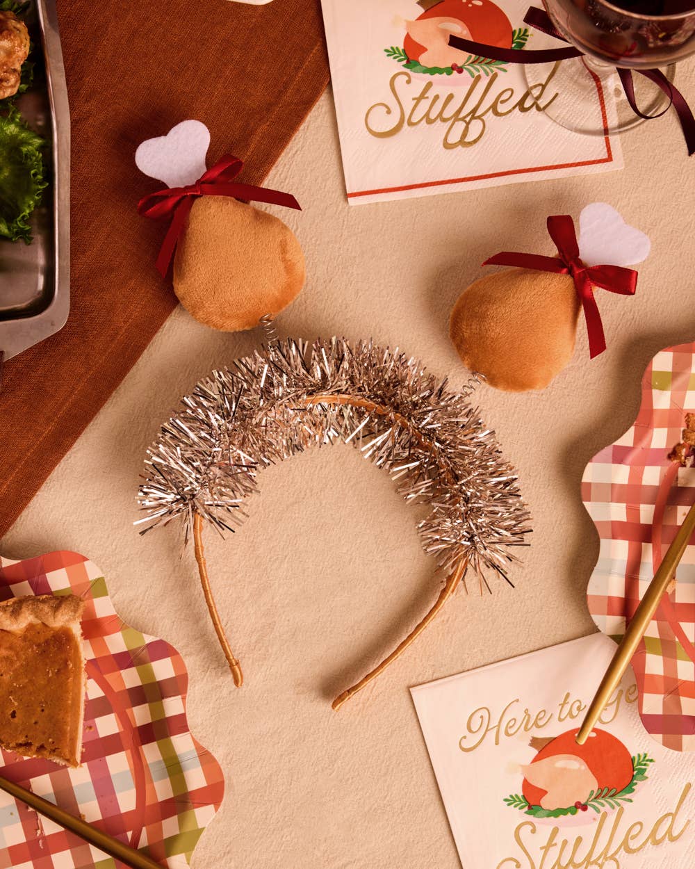 Turkey Leg Thanksgiving Headband