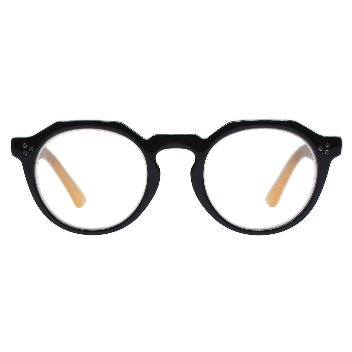 Parker - Black - Cream Temples