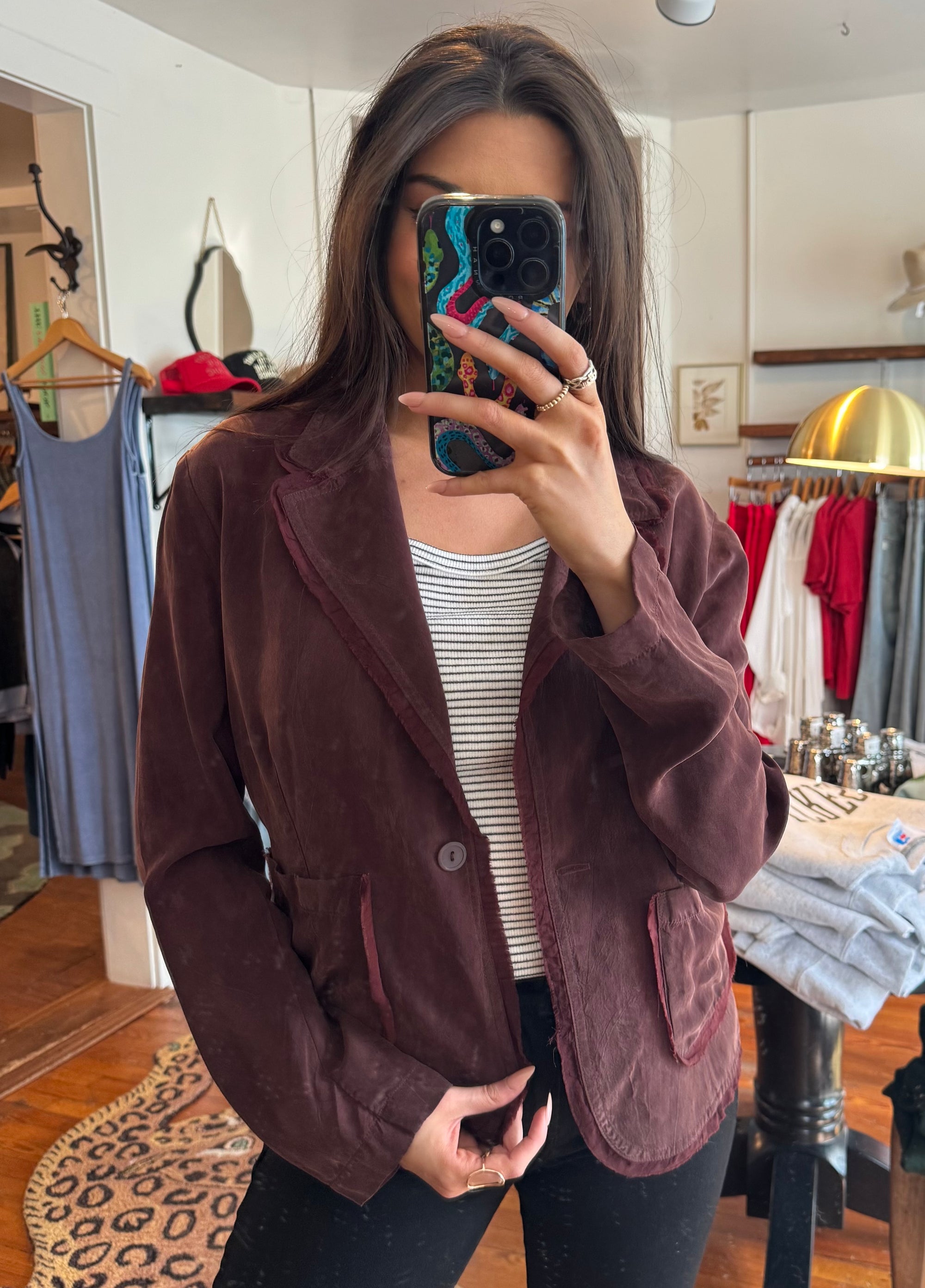 Pinot Raw Edge Blazer