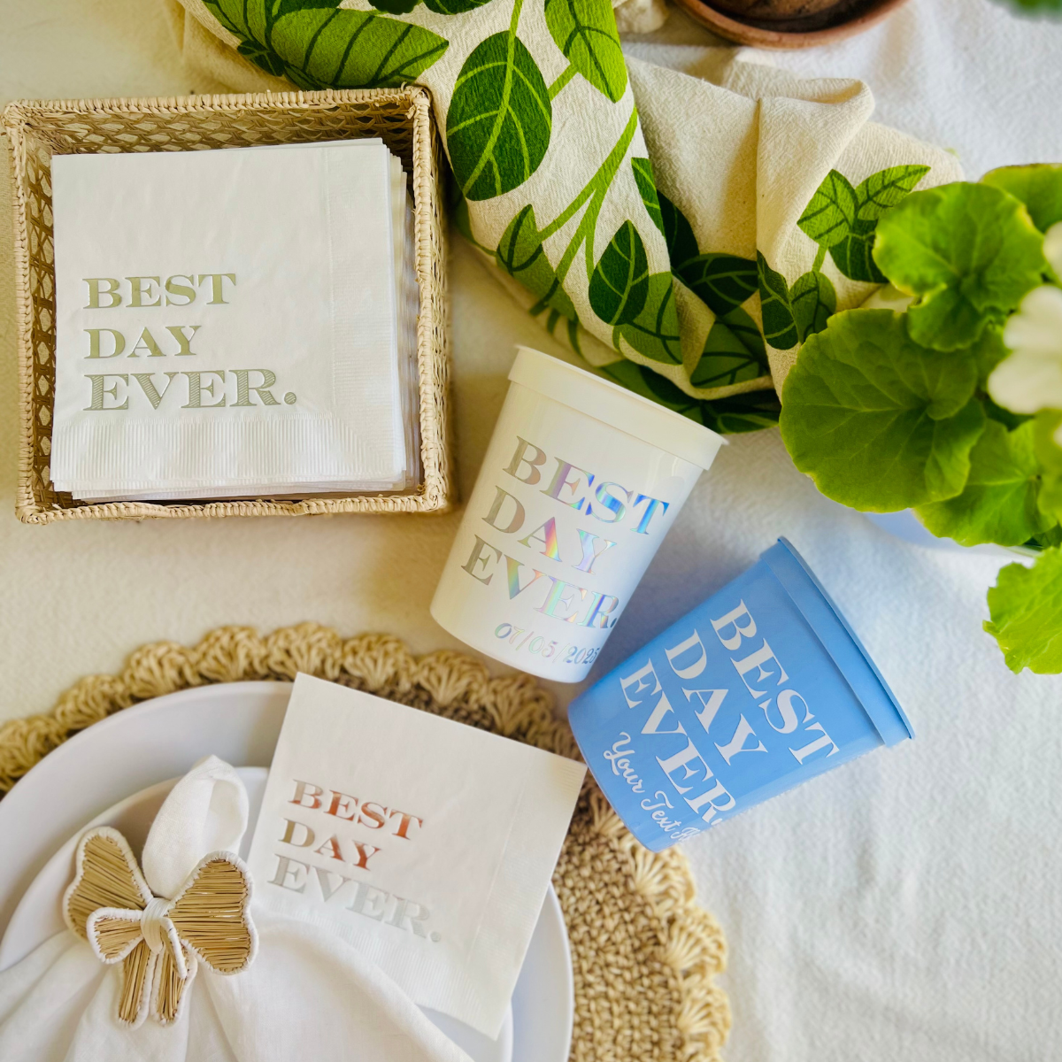 Best Day Ever Cocktail Napkins