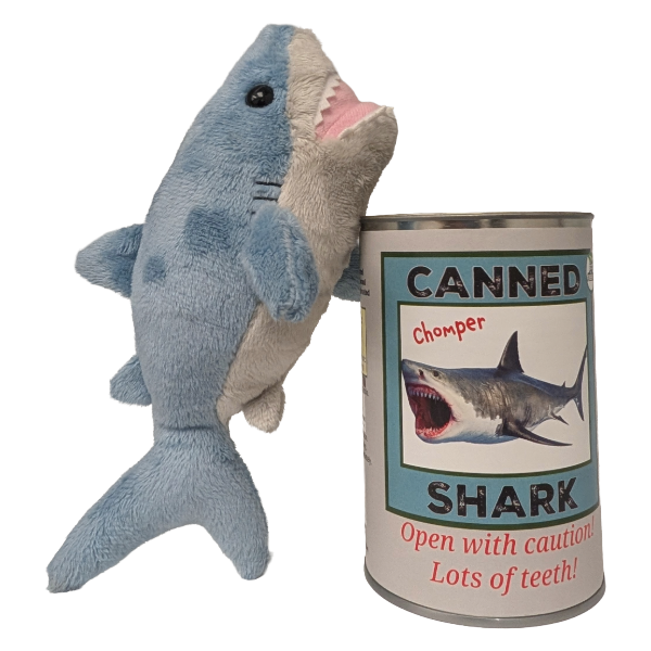 Canned Shark - Stuffed Animal