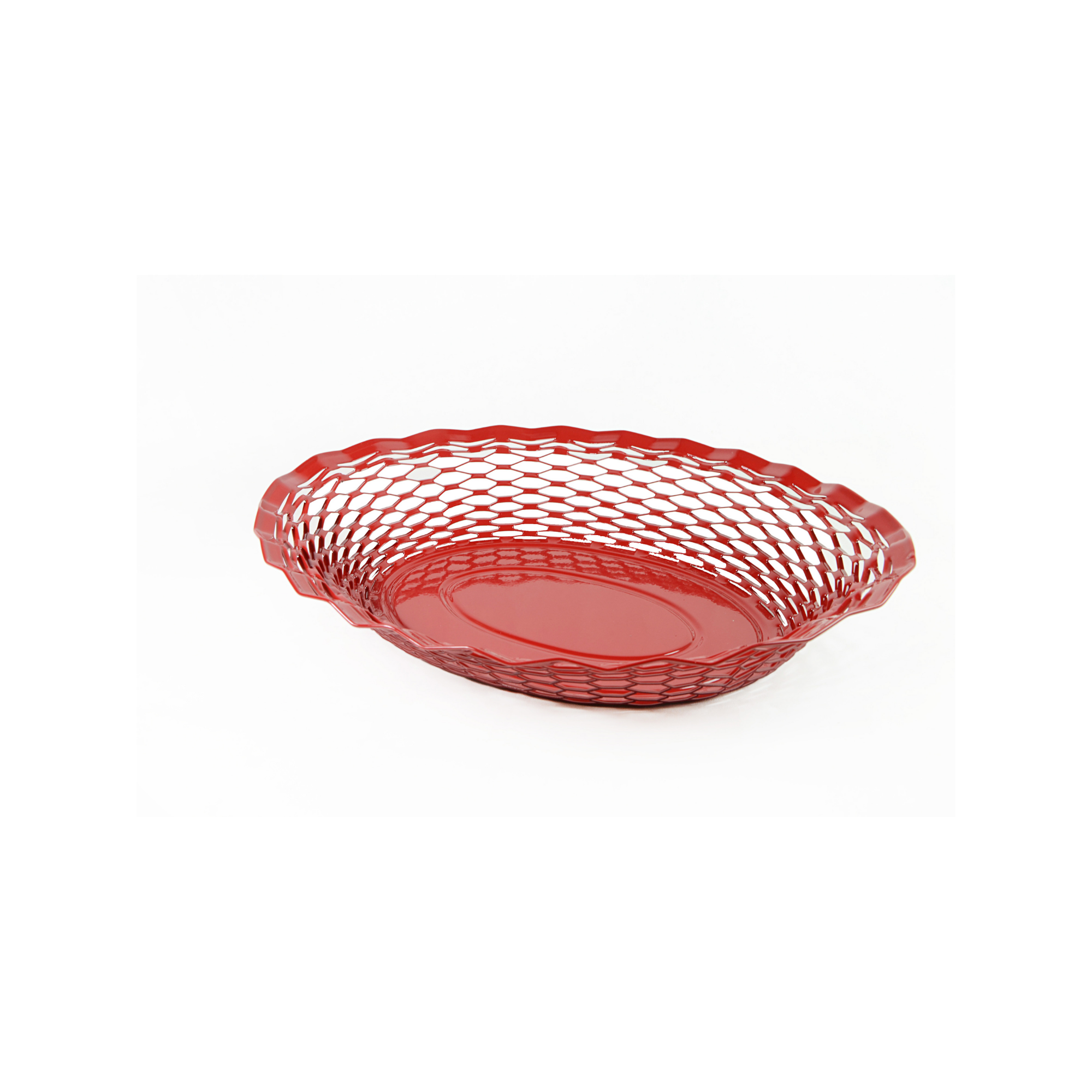 Small Oval Metal Food Basket