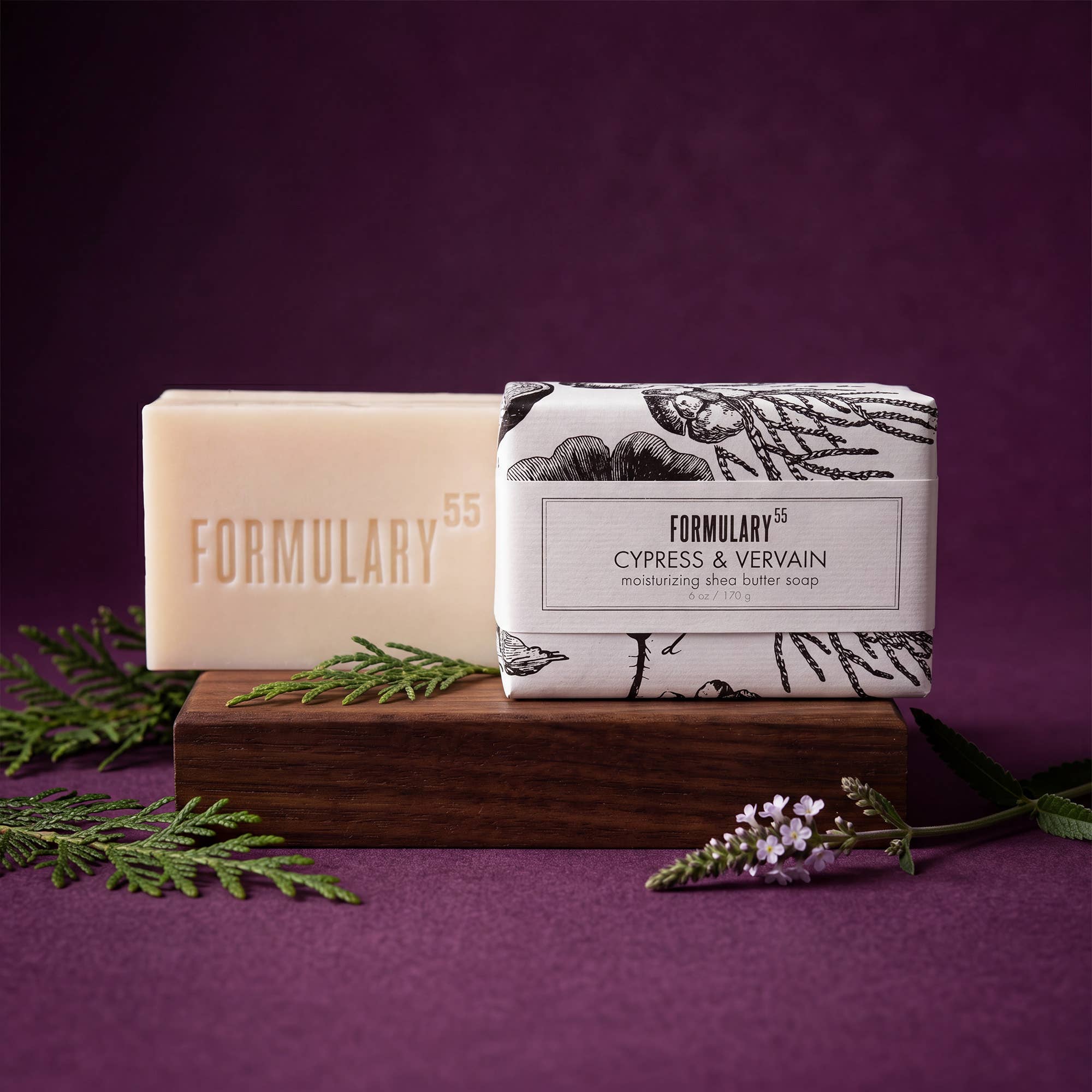 Cypress &amp; Vervain Shea Butter Soap
