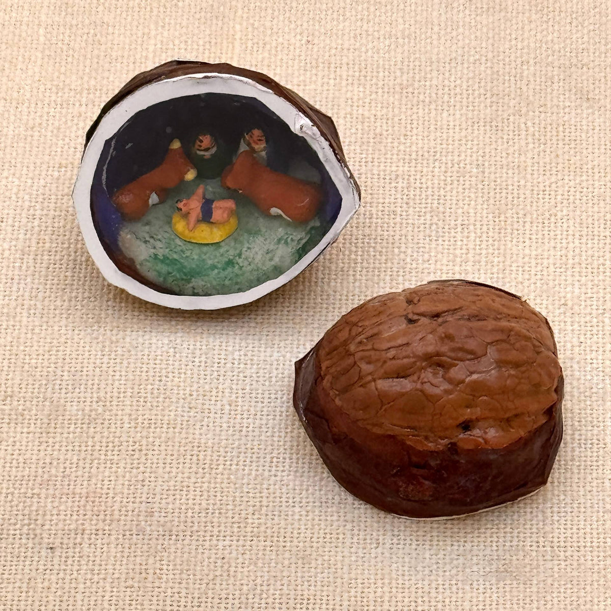 Walnut Mini Nativity