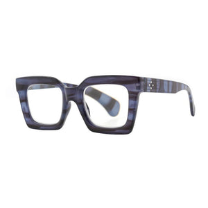 Striped Blue FIONA Blue Light Glasses