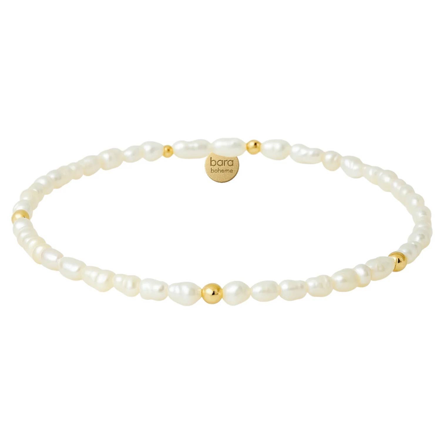 Sara Gold & Pearl Beaded Bracelet
