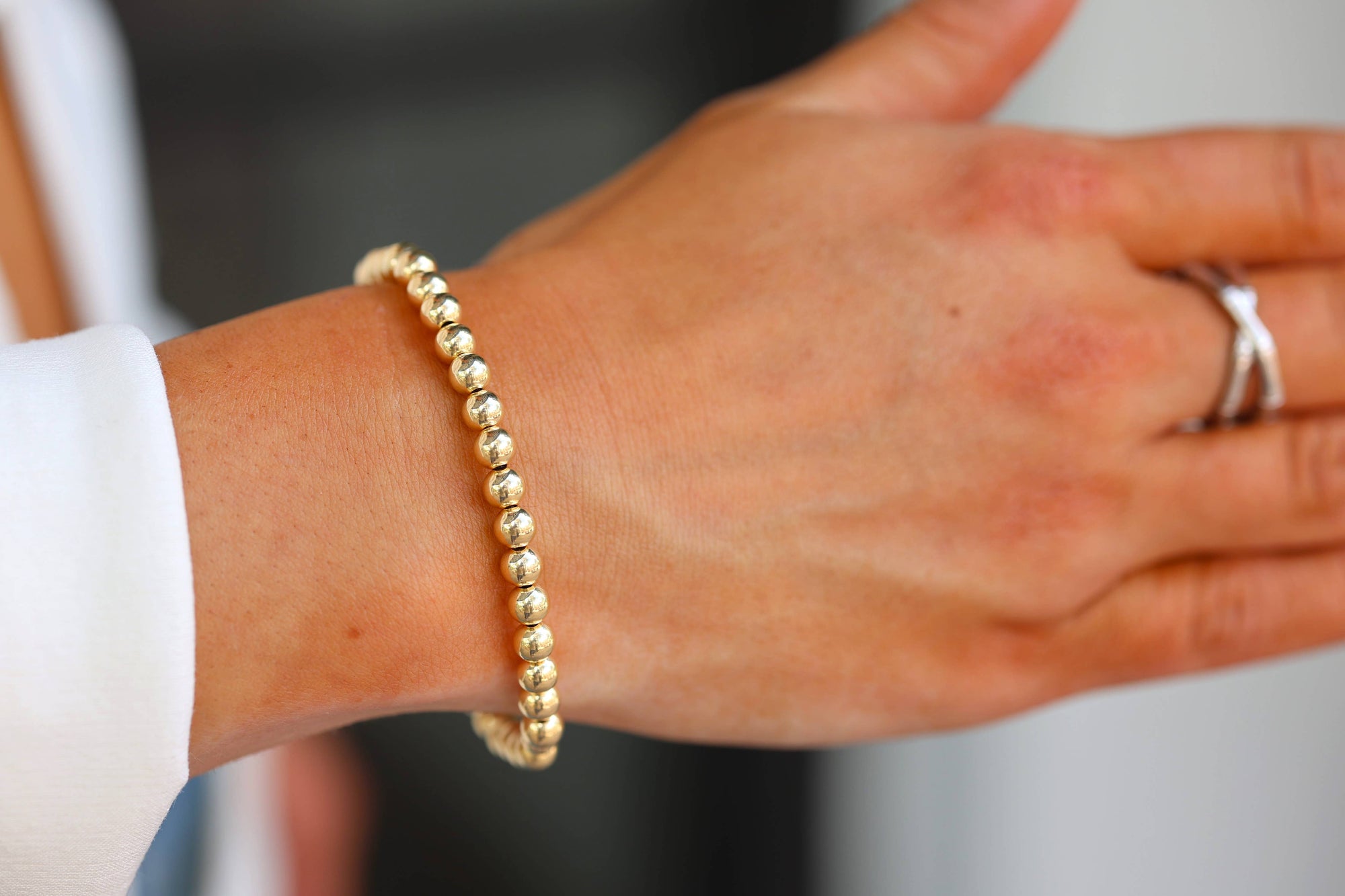 5MM Classic Ball Bead Bracelet