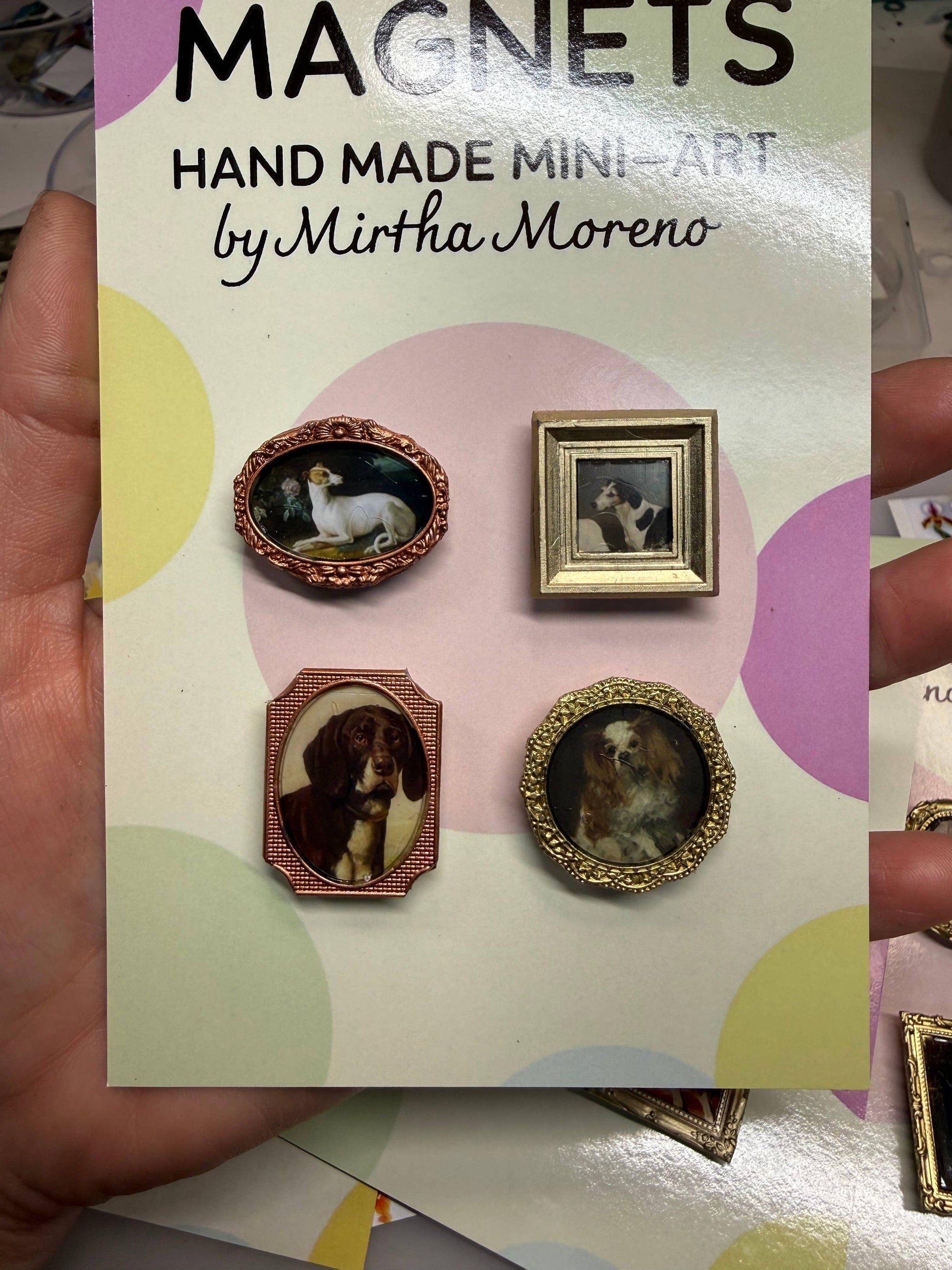 Antique Dog Magnets