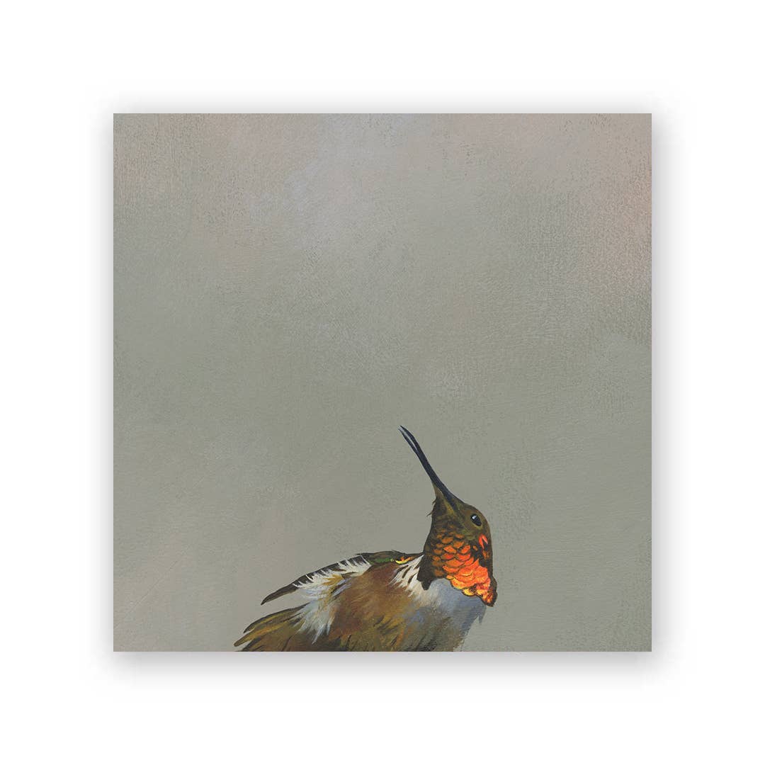 Allen's Hummingbird Wood Wall Art Decor