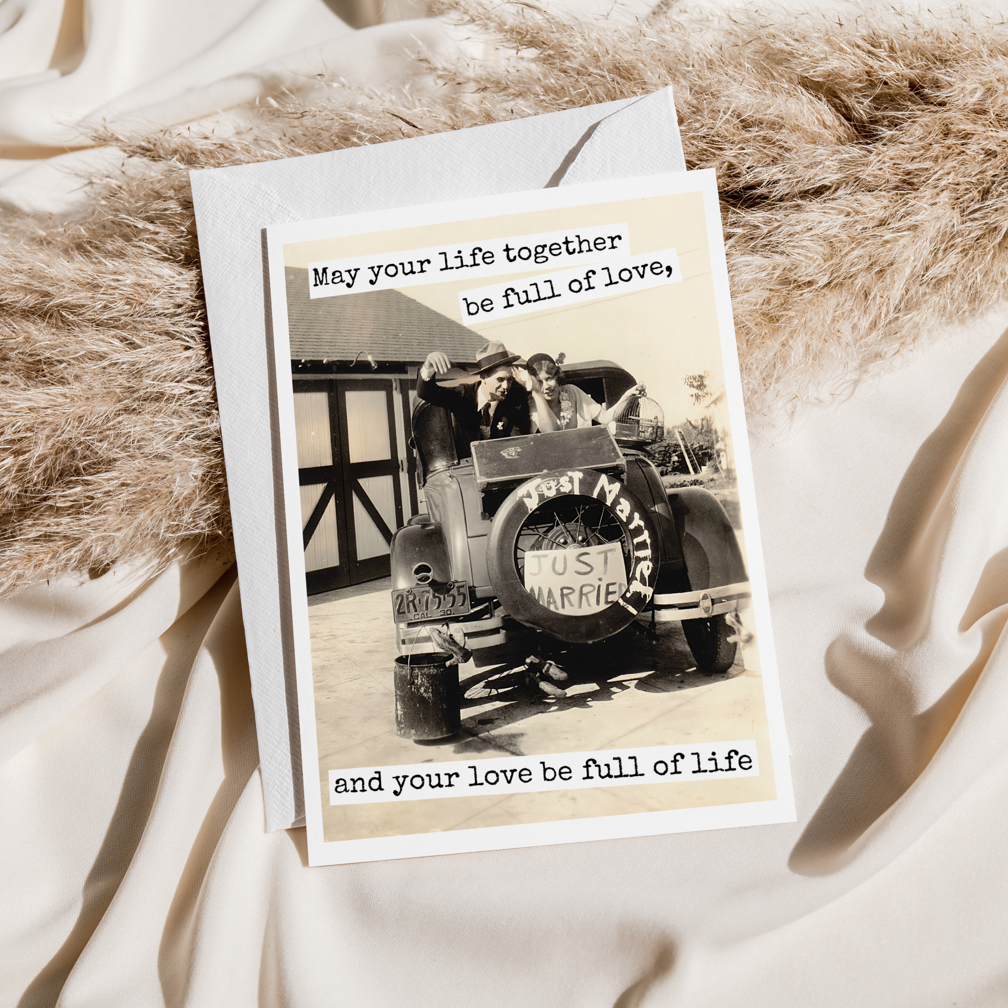 May Your Life Together Be Full Of Love... Wedding Card