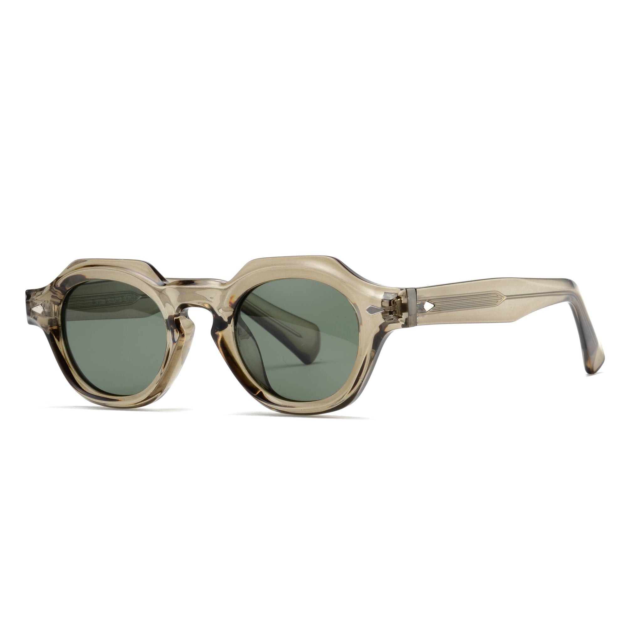 LAMAR | Transparent Olive Green | Green Lens.