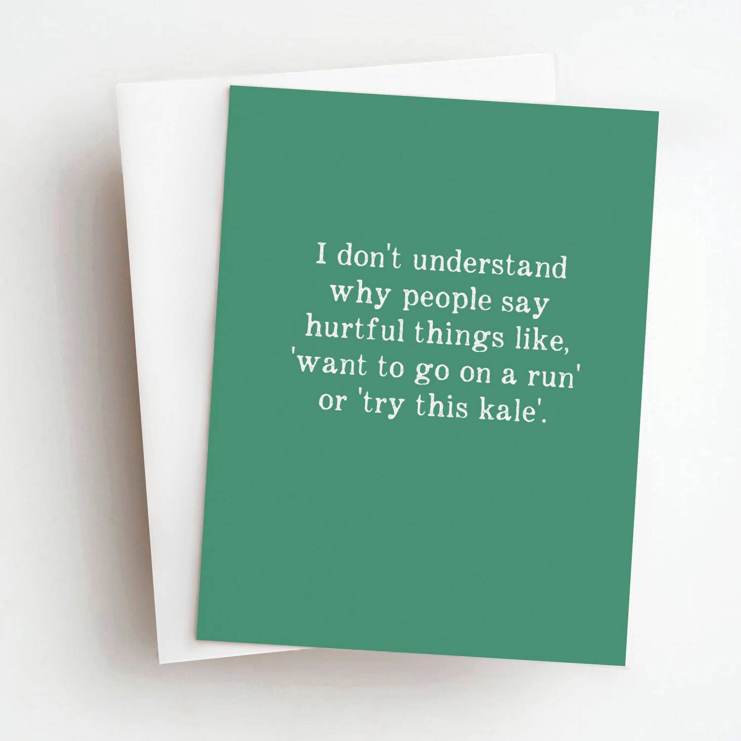 Kale Funny Everyday Greeting Card