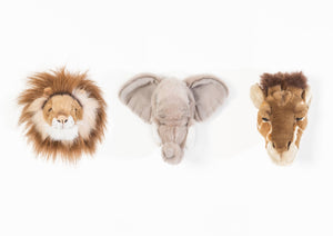 Lion/Elephant/Giraffe Mini Trio Wall Hangings