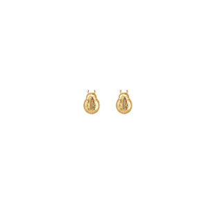 Gold Ladybug Studs