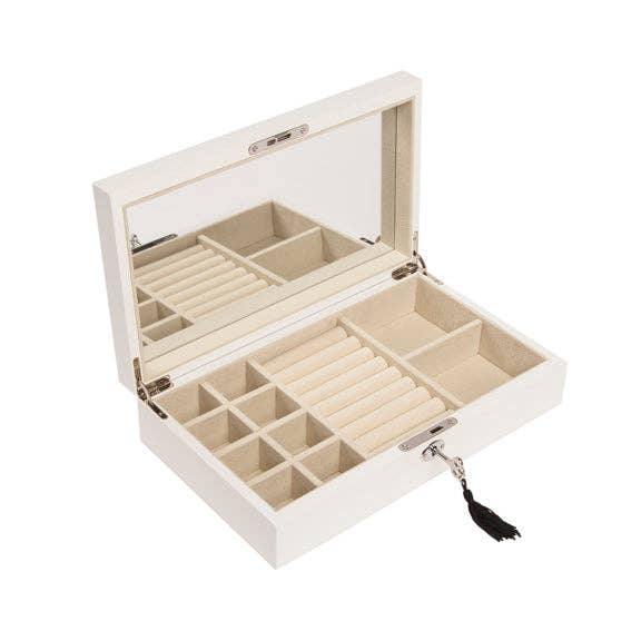 Lacquer Hinged Jewelry Box