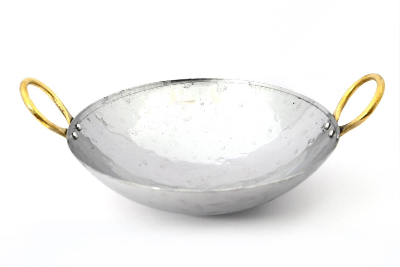 Indian Kadai Steel Wok