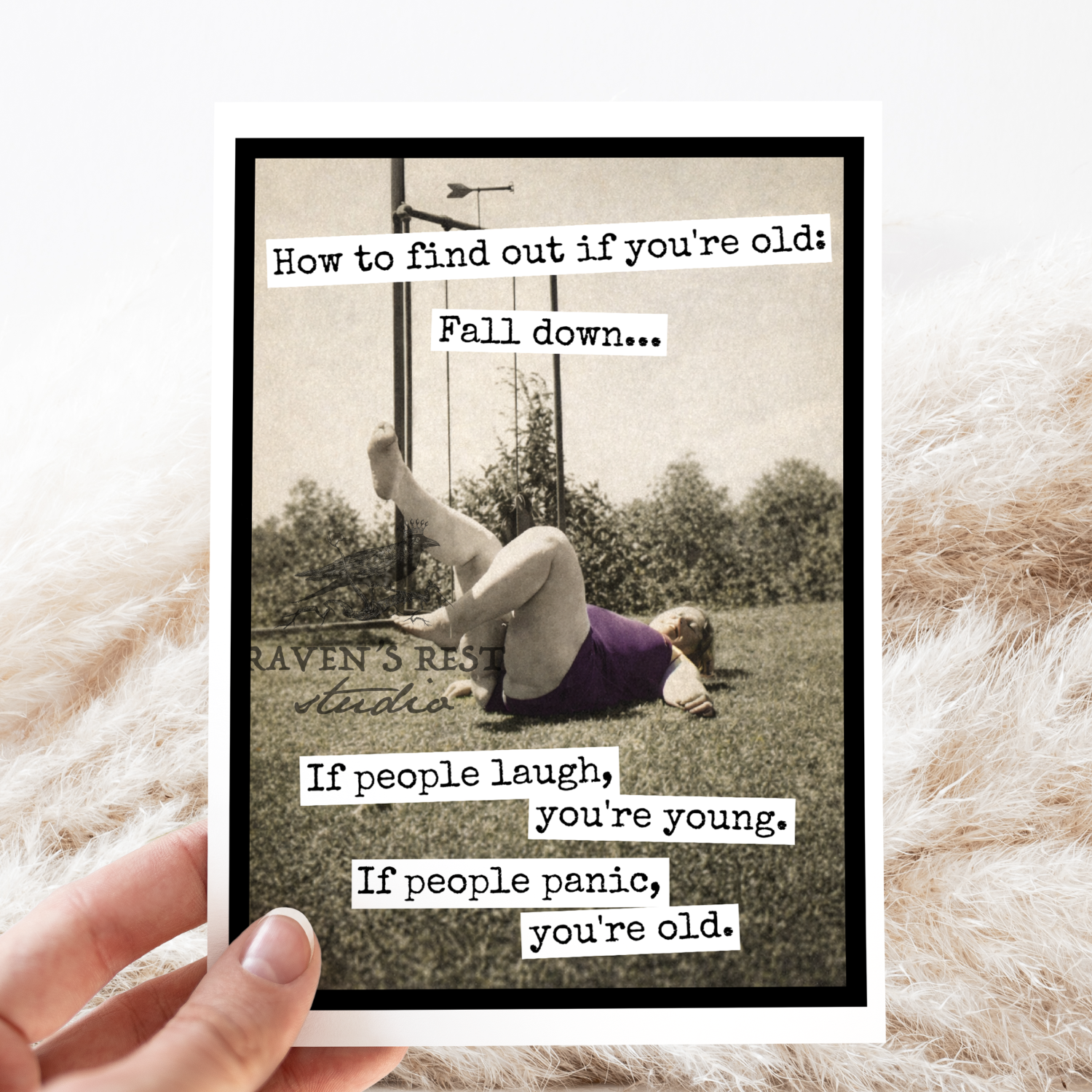 How To Find Out If You're Old... Vintage Birthday Card