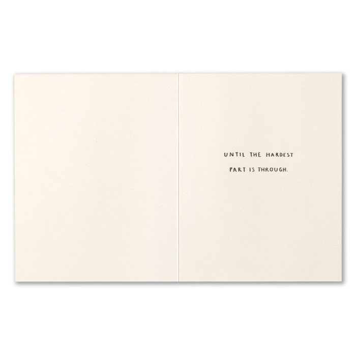 Sitting Beside You Sympathy Card