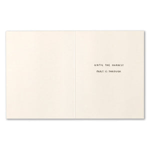 Sitting Beside You Sympathy Card