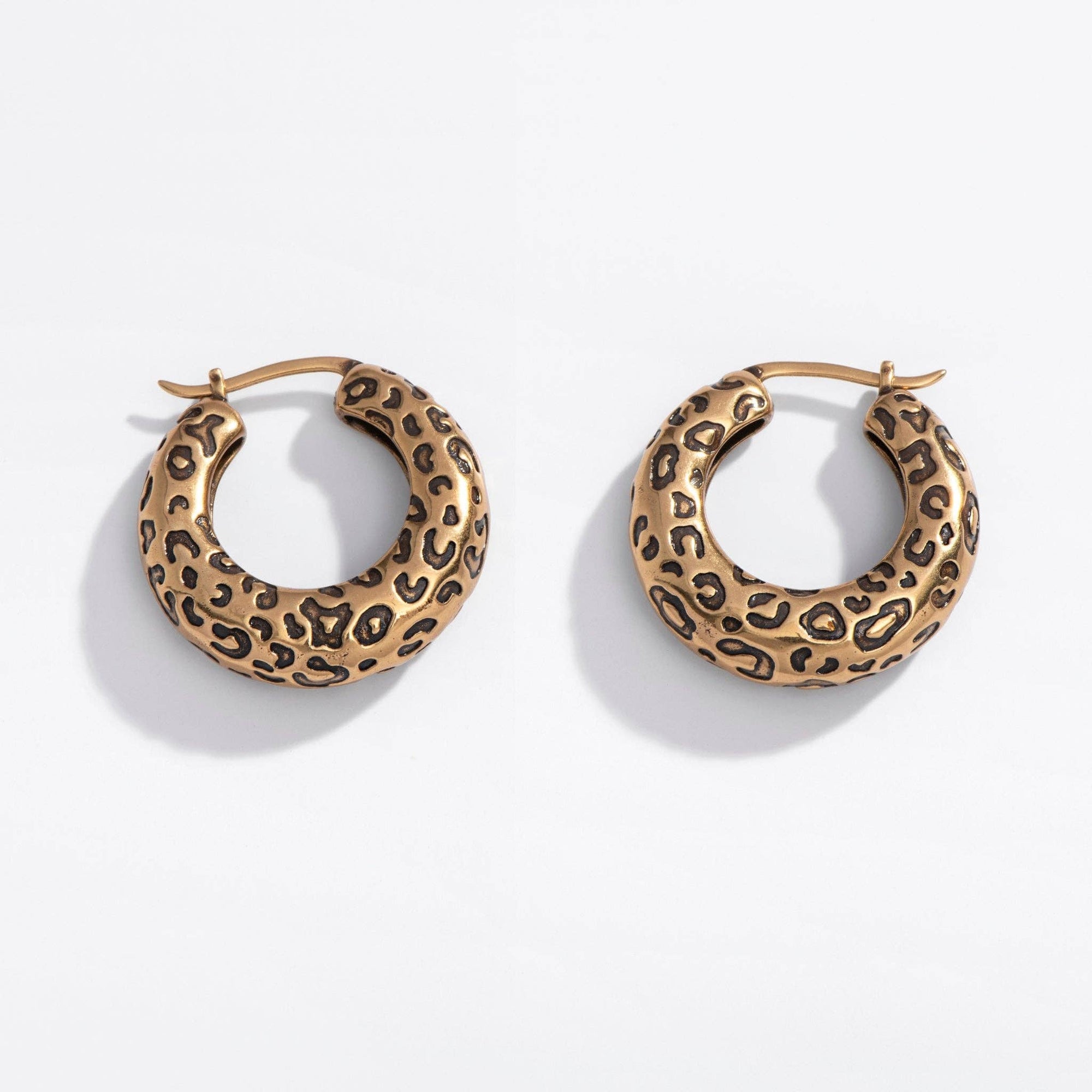 Leopard Hoops