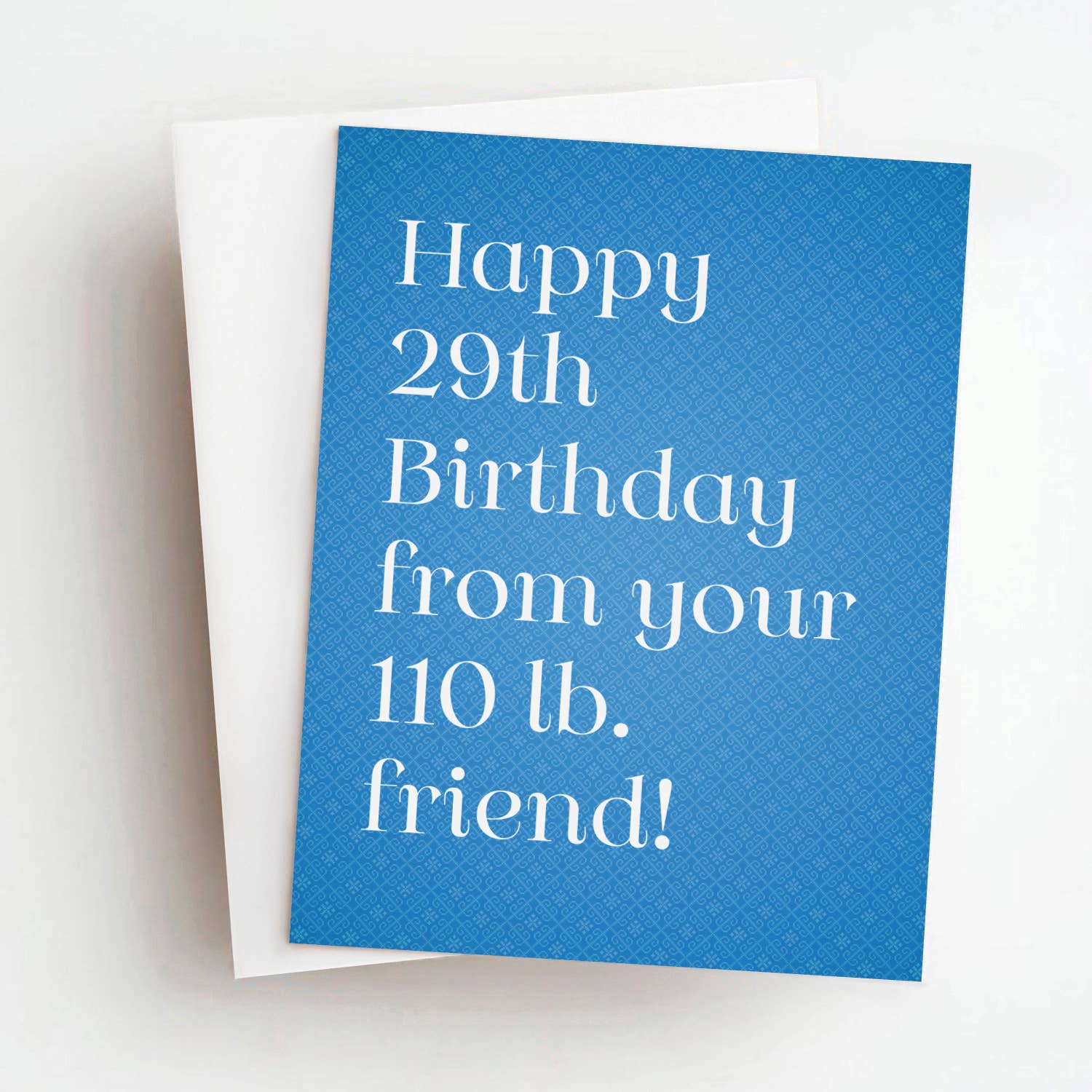 110lb Friend Funny Birthday Greeting Card - Box Turtle