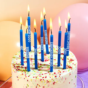 Multicolor Birthday Wishes Candles