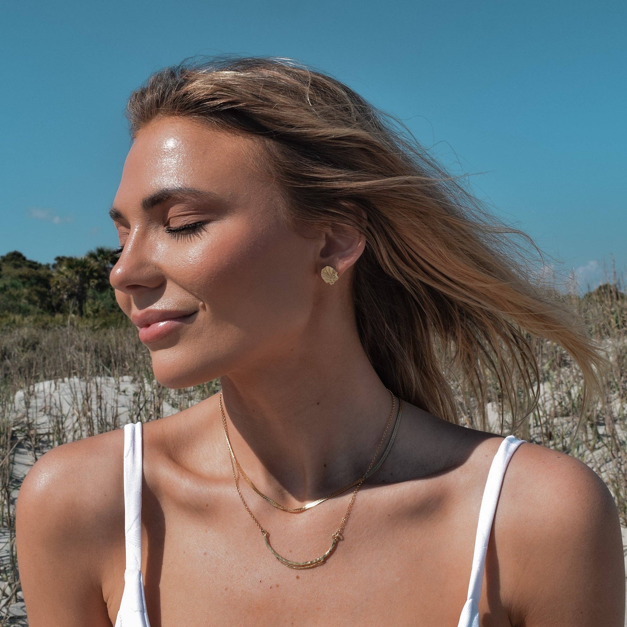 Sleeping Moon Necklace